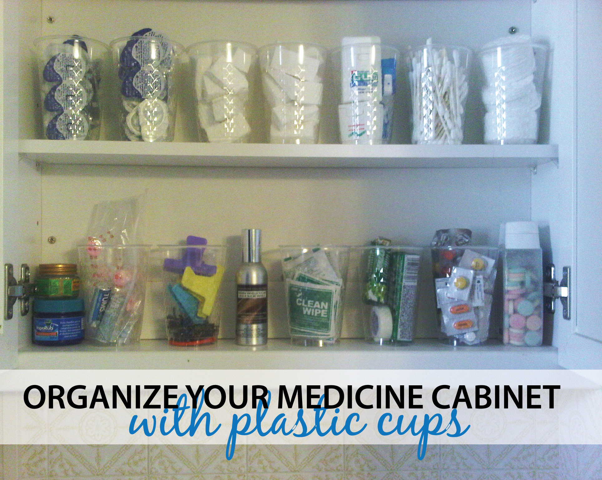 Organized Medicine Cabinet I Speak Canadian